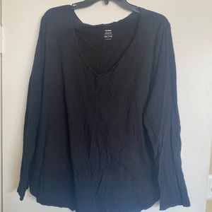 Basic Black Long Sleeve Tee